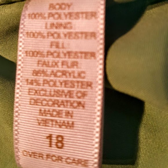 Vintage/LIKE NEW! LTD TOO Vest w/Furtrim Hood, 18G - Picture 12 of 14